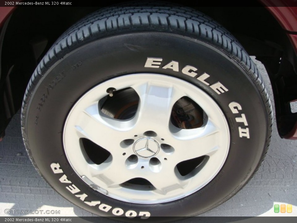 2002 Mercedes-Benz ML 320 4Matic Wheel and Tire Photo #93689879