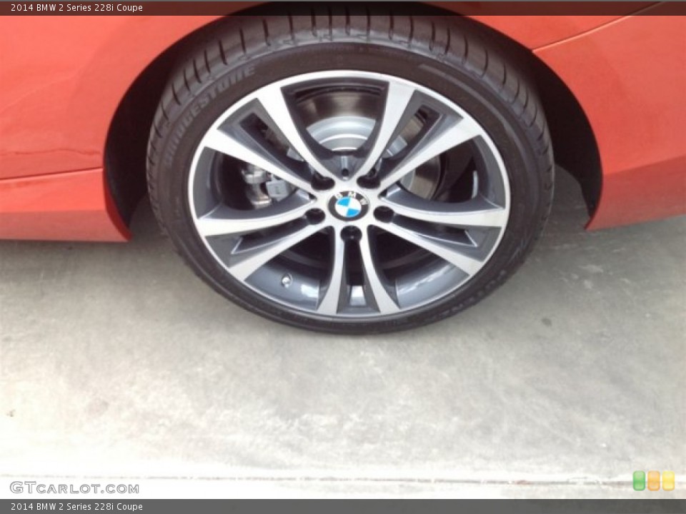 2014 BMW 2 Series 228i Coupe Wheel and Tire Photo #93694849