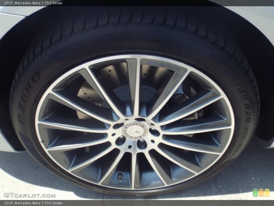 2015 Mercedes-Benz S 550 Sedan Wheel and Tire Photo #93716676