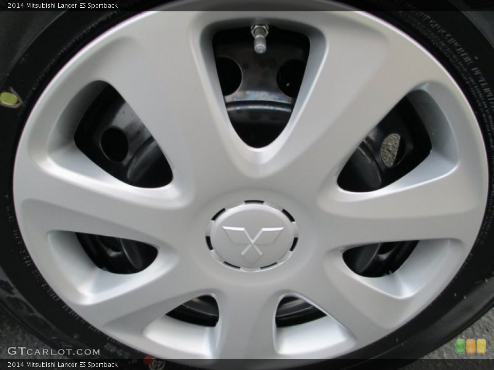 2014 Mitsubishi Lancer ES Sportback Wheel and Tire Photo #93733575