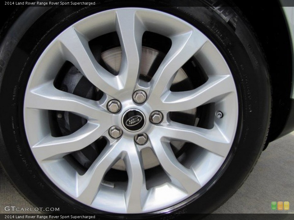 2014 Land Rover Range Rover Sport Supercharged Wheel and Tire Photo #93735555