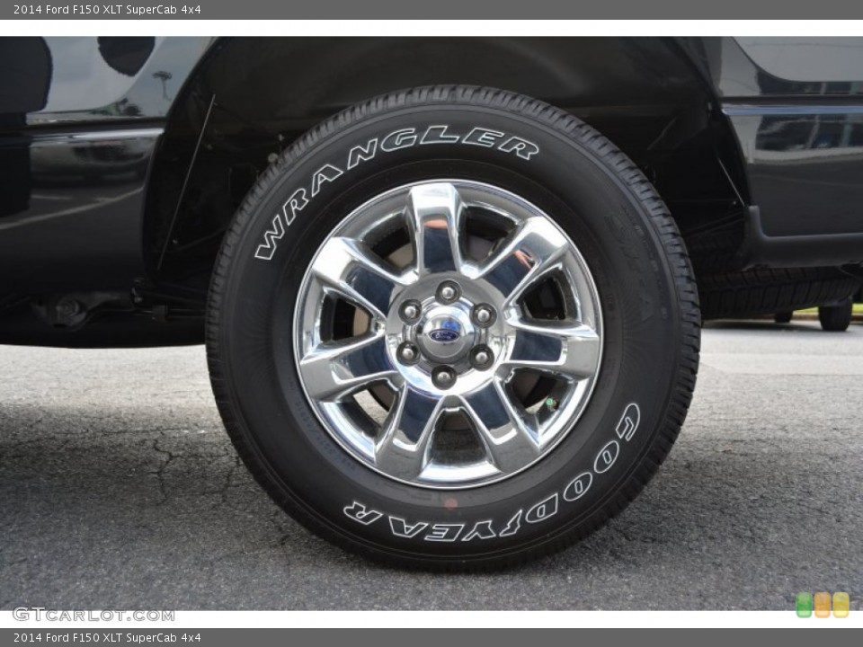 2014 Ford F150 XLT SuperCab 4x4 Wheel and Tire Photo #93756650