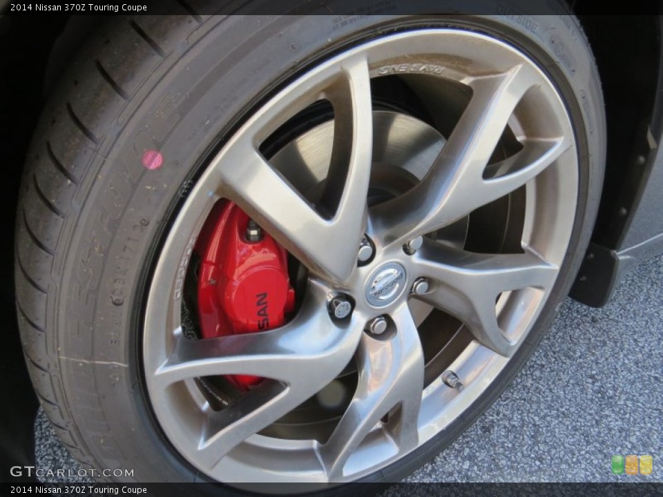 2014 Nissan 370Z Touring Coupe Wheel and Tire Photo #93758245