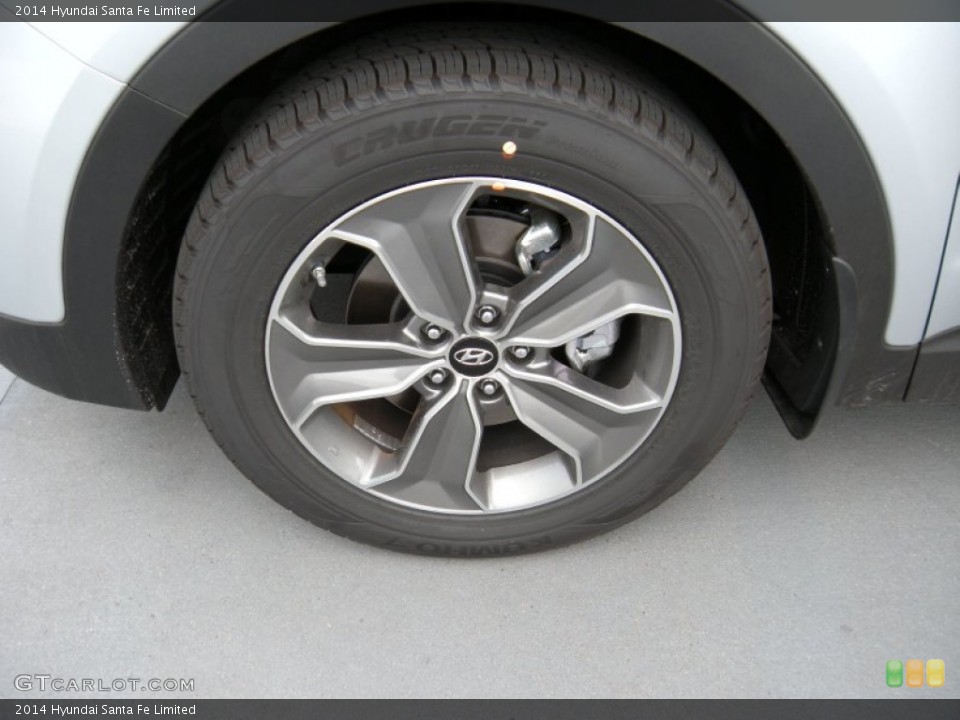 2014 Hyundai Santa Fe Limited Wheel and Tire Photo #93761246
