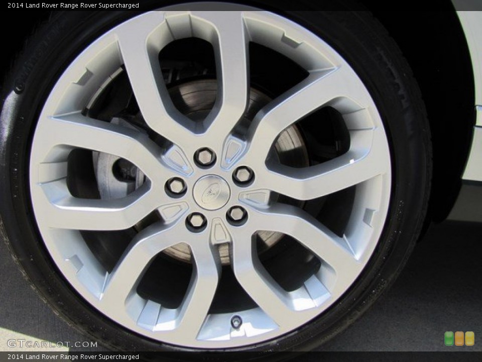 2014 Land Rover Range Rover Supercharged Wheel and Tire Photo #93770474