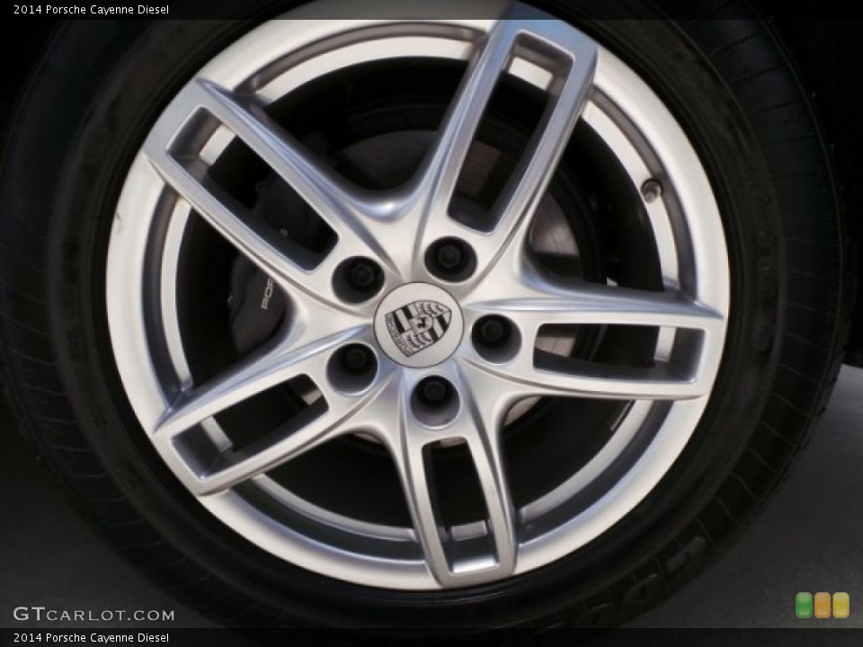 2014 Porsche Cayenne Diesel Wheel and Tire Photo #93770729