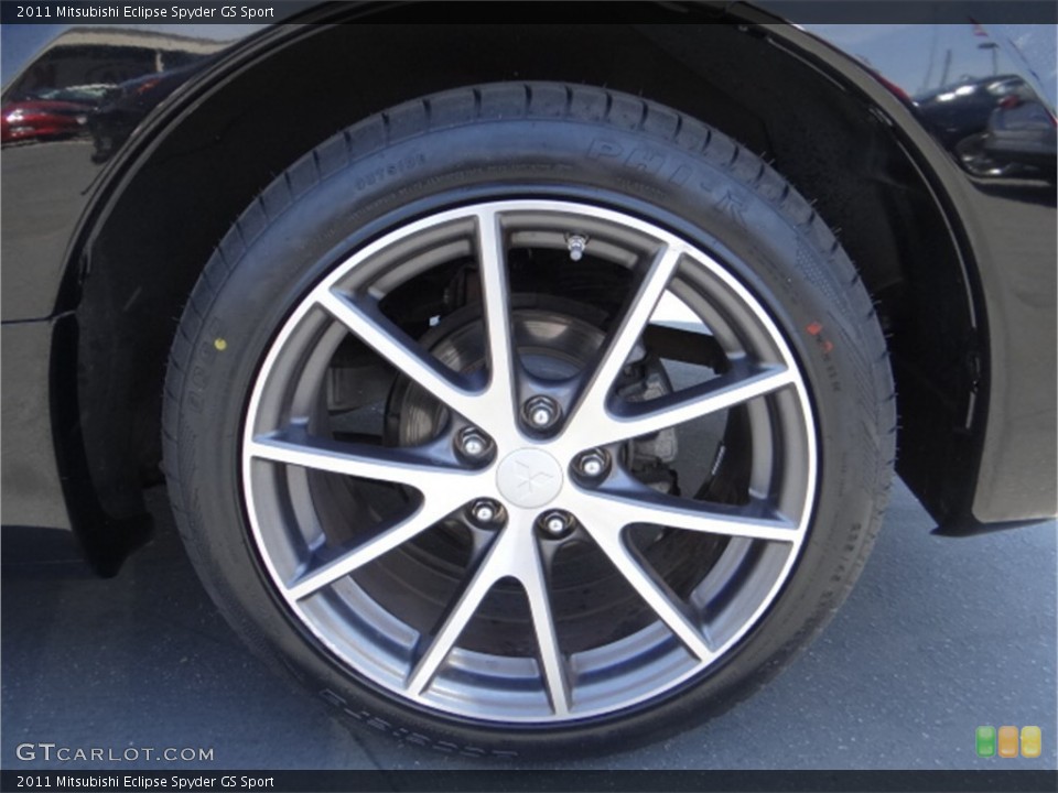 2011 Mitsubishi Eclipse Spyder GS Sport Wheel and Tire Photo #93779918