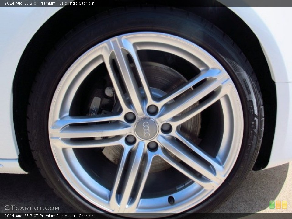 2014 Audi S5 3.0T Premium Plus quattro Cabriolet Wheel and Tire Photo #93788099