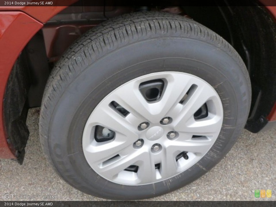 2014 Dodge Journey SE AWD Wheel and Tire Photo #93789644