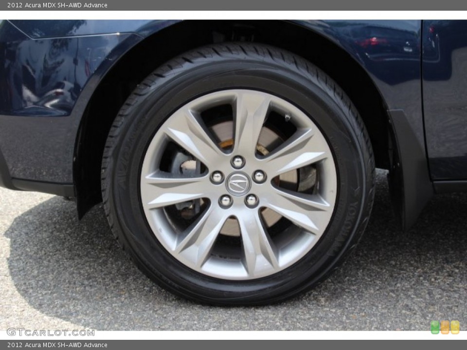 2012 Acura MDX SH-AWD Advance Wheel and Tire Photo #93809626