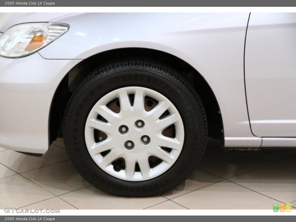 2005 Honda Civic LX Coupe Wheel and Tire Photo #93811033