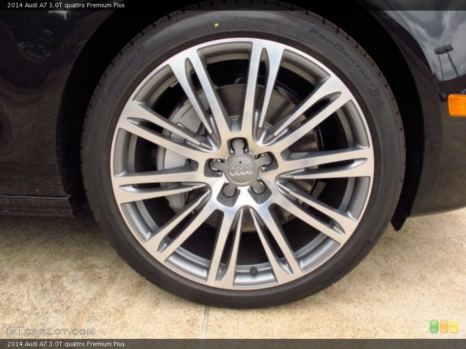 2014 Audi A7 3.0T quattro Premium Plus Wheel and Tire Photo #93814343