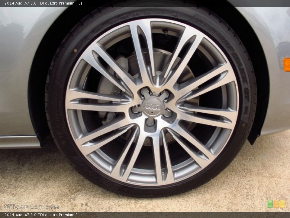 2014 Audi A7 3.0 TDI quattro Premium Plus Wheel and Tire Photo #93814924