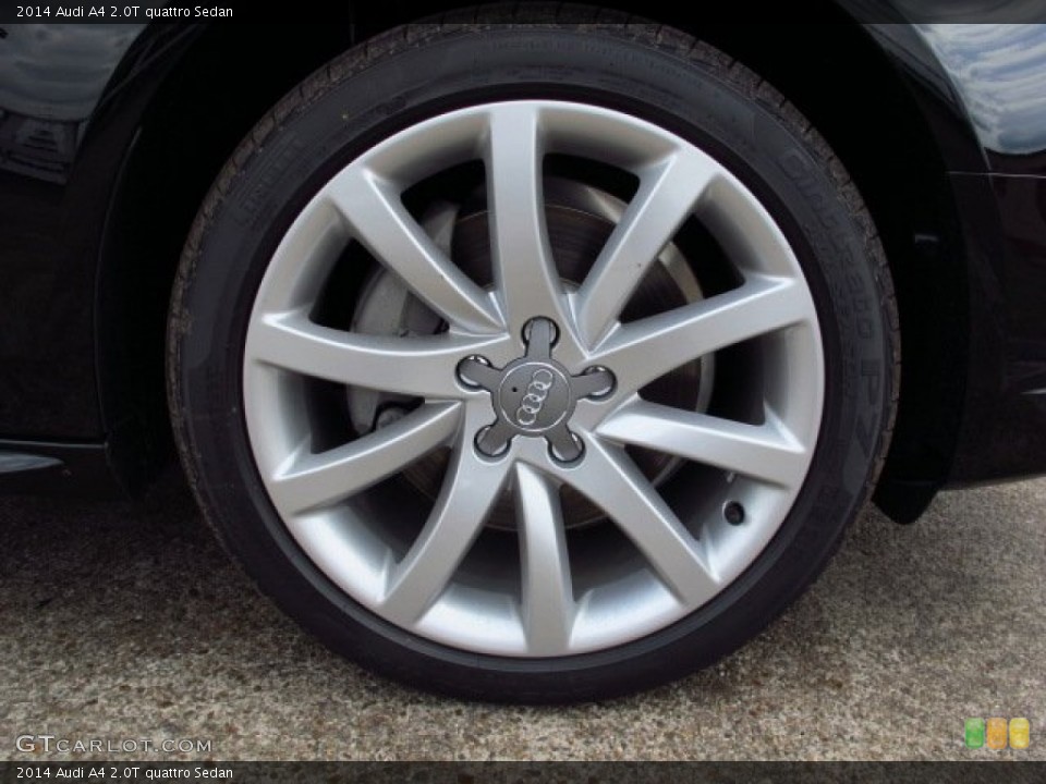 2014 Audi A4 2.0T quattro Sedan Wheel and Tire Photo #93817130