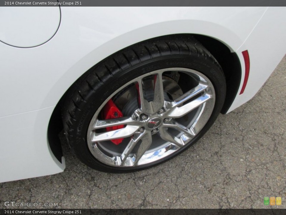 2014 Chevrolet Corvette Stingray Coupe Z51 Wheel and Tire Photo #93818605