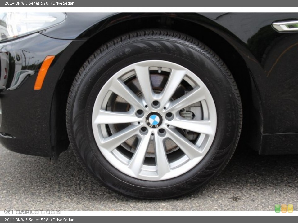 2014 BMW 5 Series 528i xDrive Sedan Wheel and Tire Photo #93818734