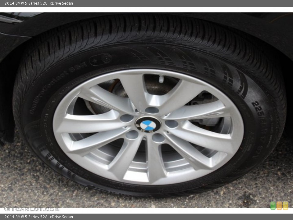 2014 BMW 5 Series 528i xDrive Sedan Wheel and Tire Photo #93818758