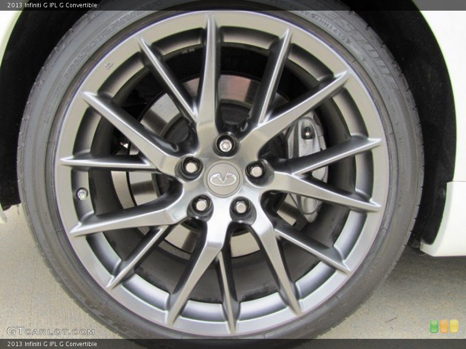 2013 Infiniti G IPL G Convertible Wheel and Tire Photo #93828865
