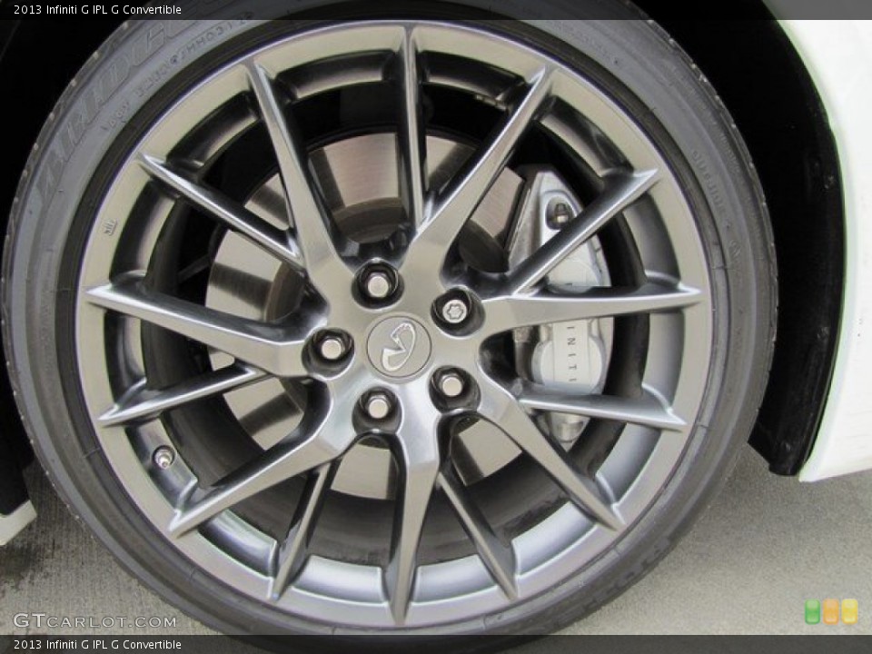 2013 Infiniti G IPL G Convertible Wheel and Tire Photo #93828906