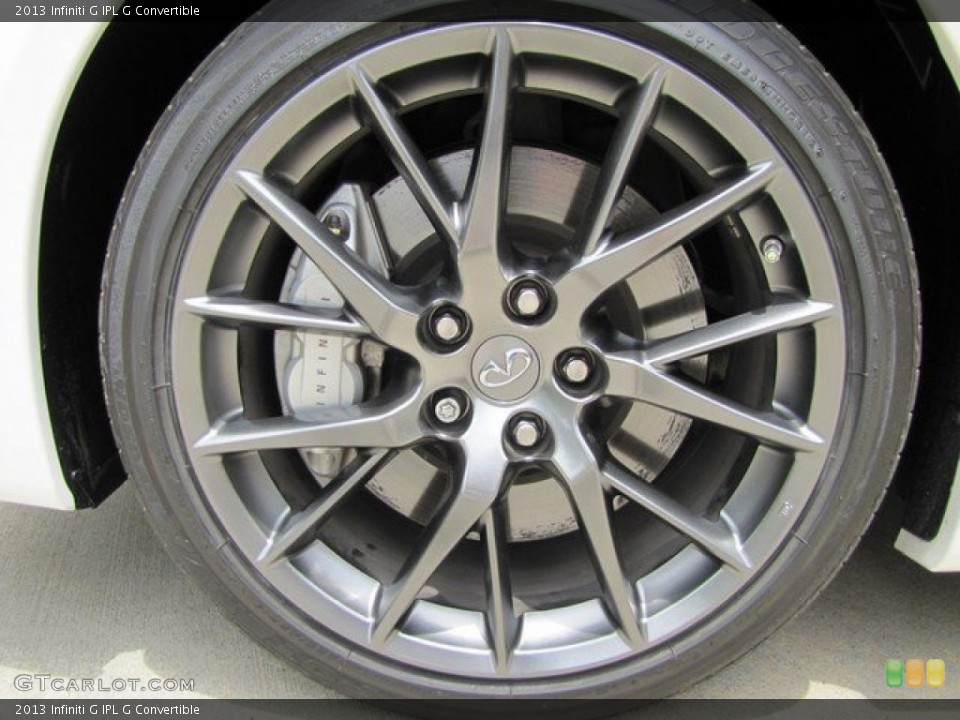 2013 Infiniti G IPL G Convertible Wheel and Tire Photo #93828925