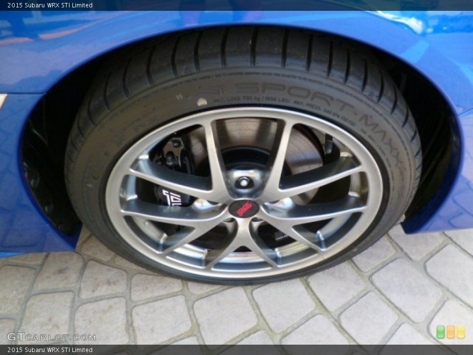 2015 Subaru WRX STI Limited Wheel and Tire Photo #93847685