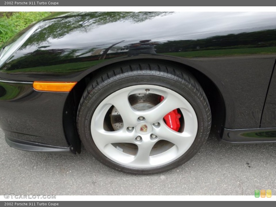 2002 Porsche 911 Turbo Coupe Wheel and Tire Photo #93847798
