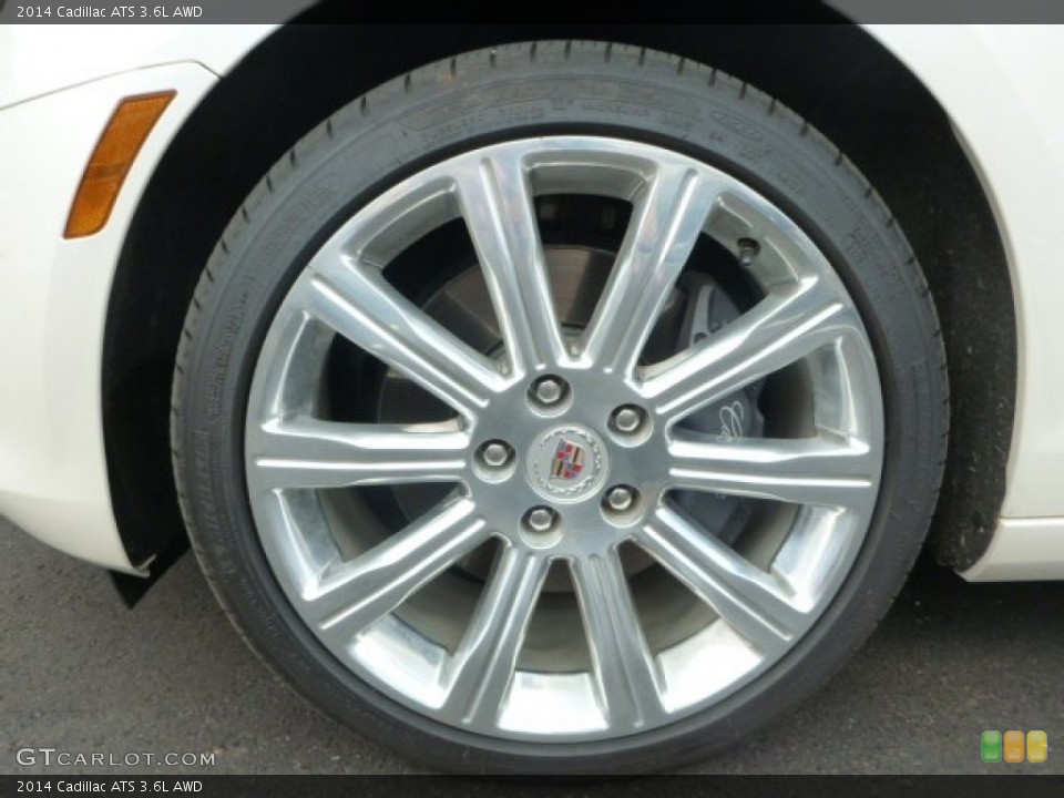 2014 Cadillac ATS 3.6L AWD Wheel and Tire Photo #93848098