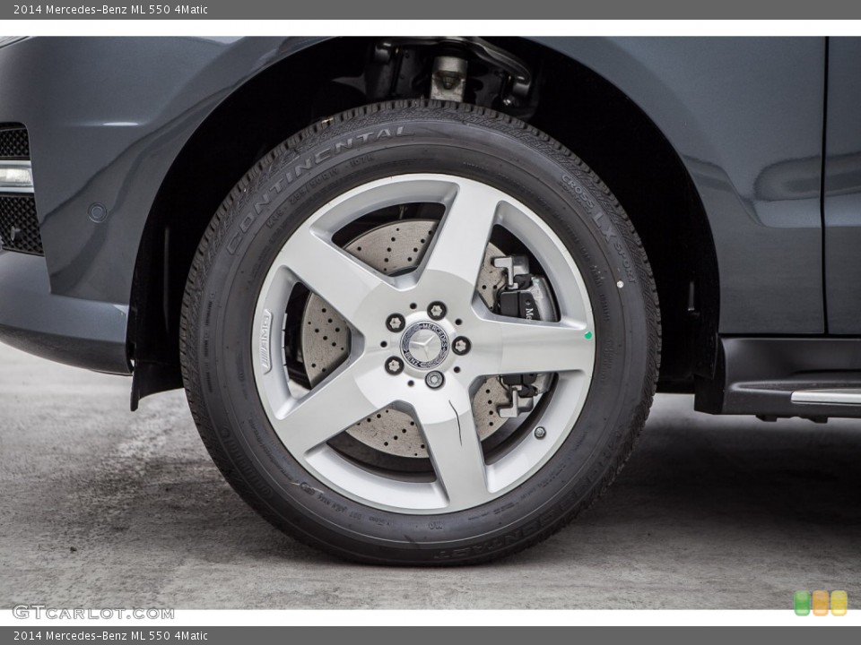 2014 Mercedes-Benz ML 550 4Matic Wheel and Tire Photo #93858156