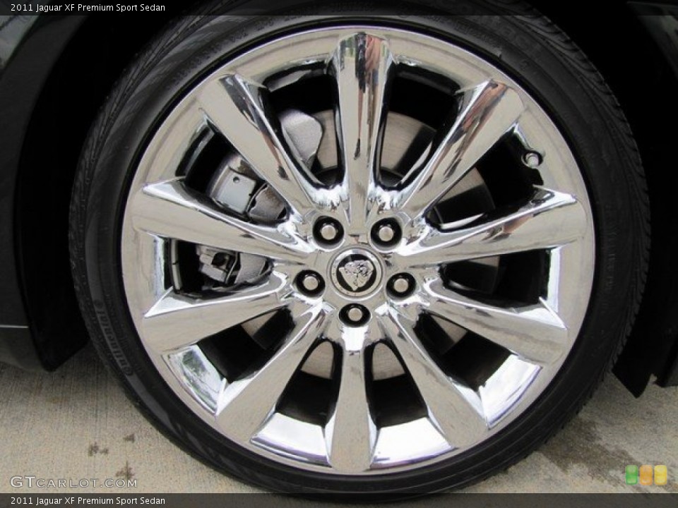 2011 Jaguar XF Premium Sport Sedan Wheel and Tire Photo #93860996
