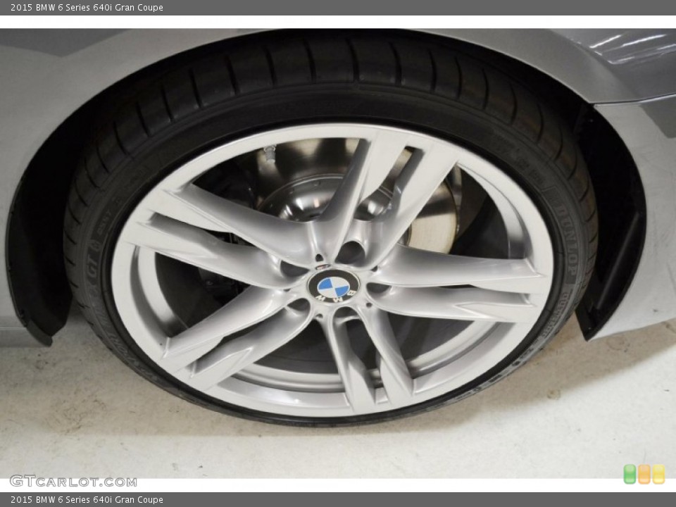 2015 BMW 6 Series 640i Gran Coupe Wheel and Tire Photo #93870202