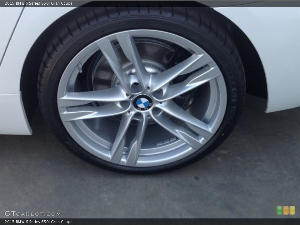 2015 BMW 6 Series 650i Gran Coupe Wheel and Tire Photo #93872881