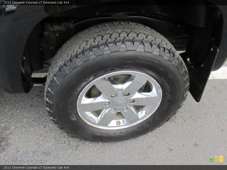 2011 Chevrolet Colorado LT Extended Cab 4x4 Wheel and Tire Photo #93884365