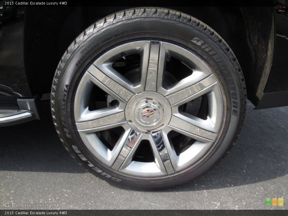 2015 Cadillac Escalade Luxury 4WD Wheel and Tire Photo #93885970