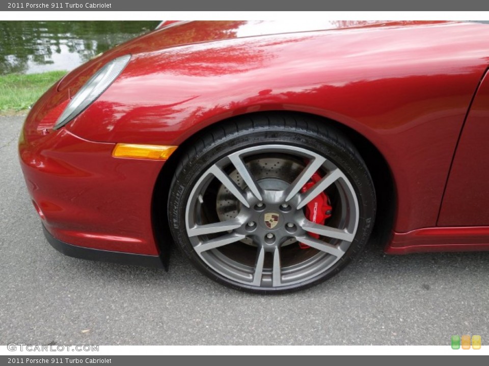 2011 Porsche 911 Turbo Cabriolet Wheel and Tire Photo #93890924