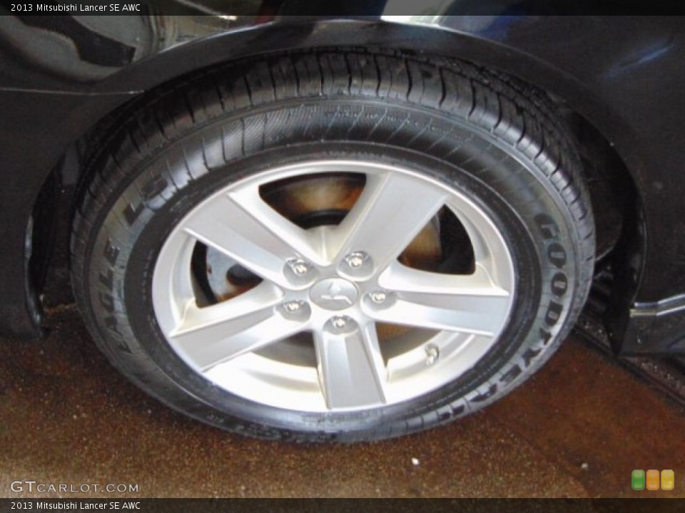 2013 Mitsubishi Lancer SE AWC Wheel and Tire Photo #93891676