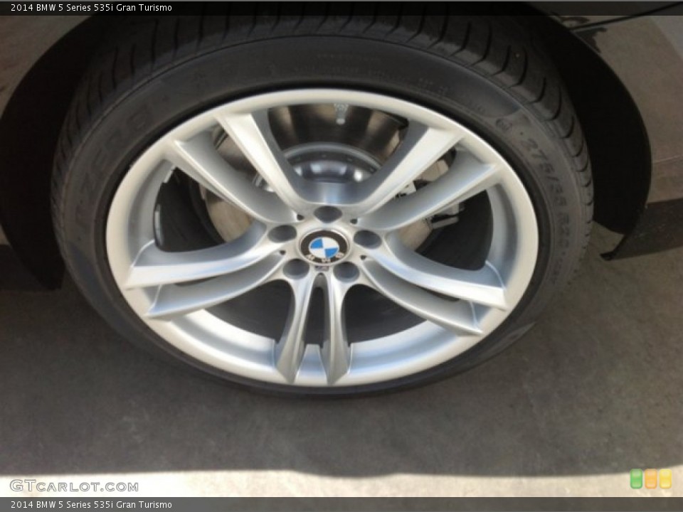 2014 BMW 5 Series 535i Gran Turismo Wheel and Tire Photo #93897986