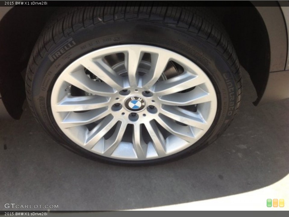 2015 BMW X1 sDrive28i Wheel and Tire Photo #93931415