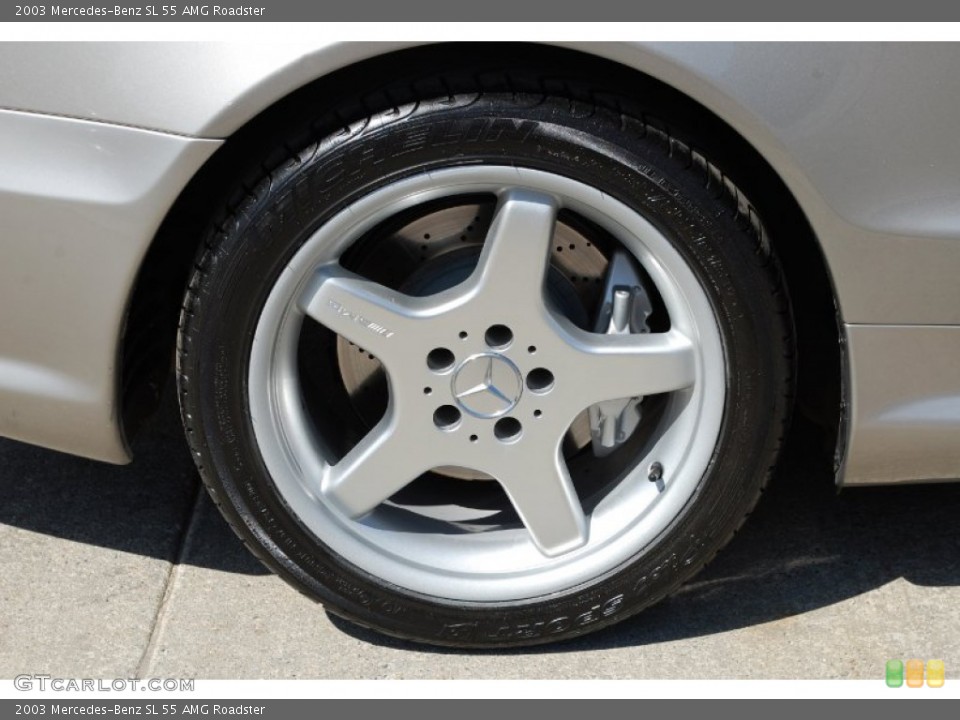 2003 Mercedes-Benz SL 55 AMG Roadster Wheel and Tire Photo #93934830