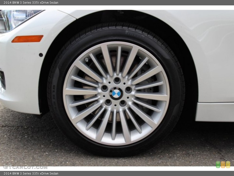 2014 BMW 3 Series 335i xDrive Sedan Wheel and Tire Photo #93939153