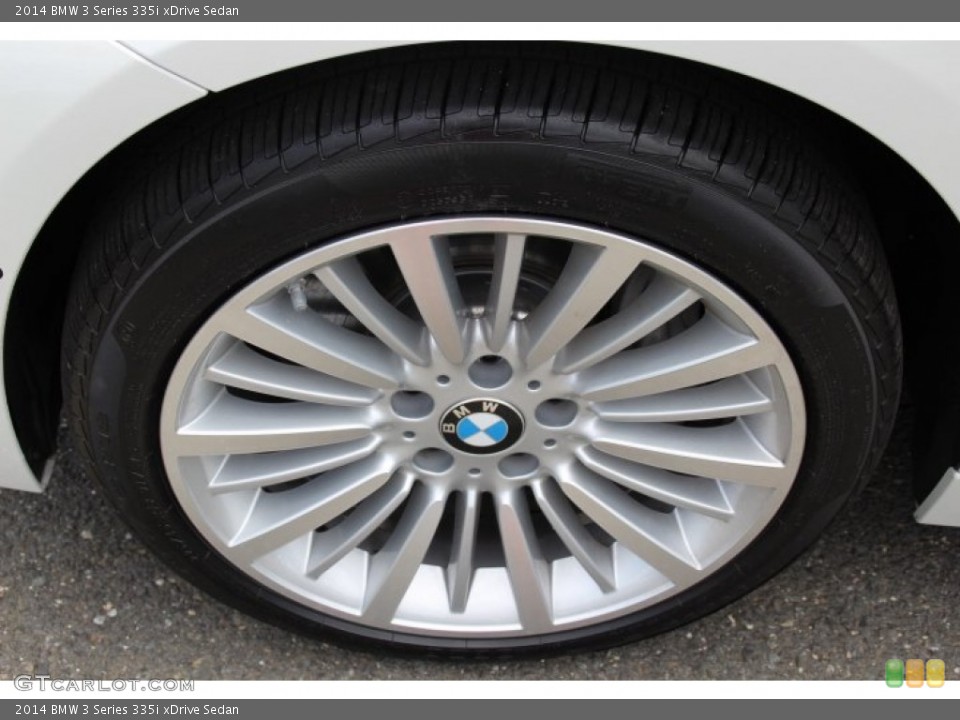 2014 BMW 3 Series 335i xDrive Sedan Wheel and Tire Photo #93939177
