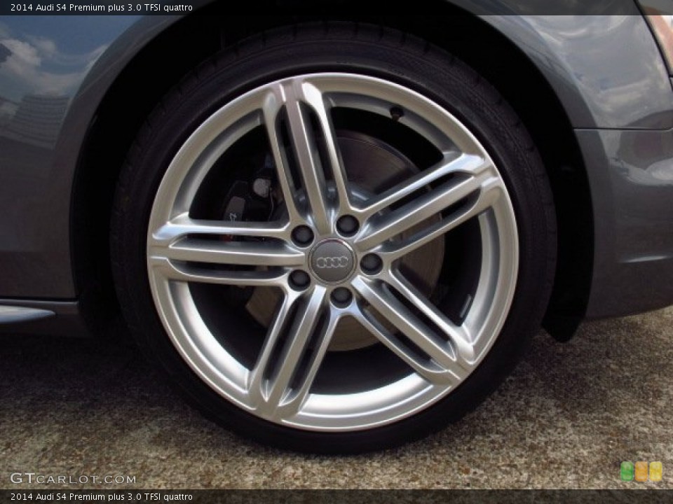 2014 Audi S4 Premium plus 3.0 TFSI quattro Wheel and Tire Photo #93942270