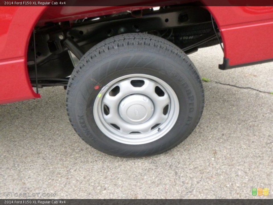 2014 Ford F150 XL Regular Cab 4x4 Wheel and Tire Photo #93944559