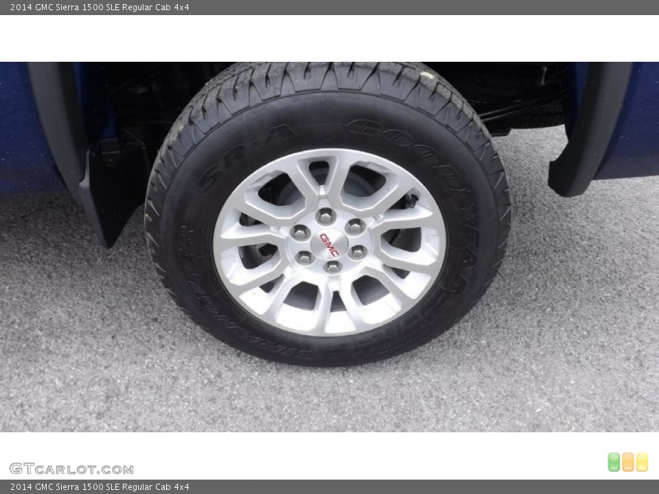 2014 GMC Sierra 1500 SLE Regular Cab 4x4 Wheel and Tire Photo #93951909
