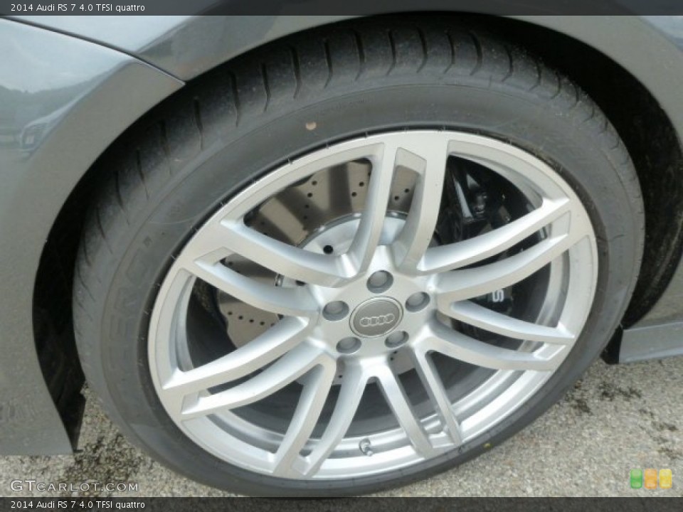 2014 Audi RS 7 4.0 TFSI quattro Wheel and Tire Photo #93964248