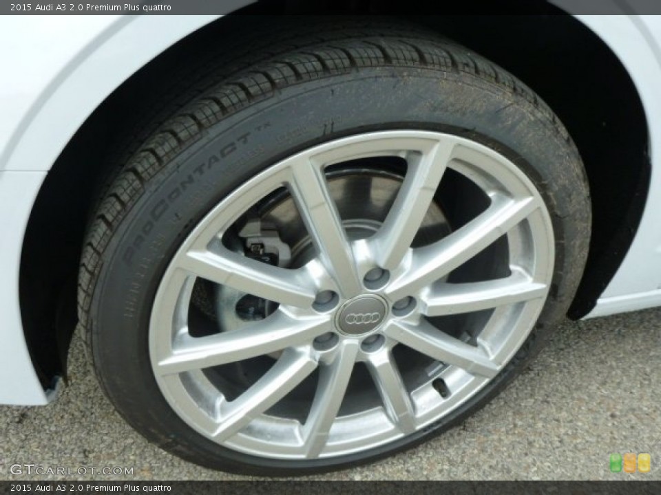 2015 Audi A3 2.0 Premium Plus quattro Wheel and Tire Photo #93964563