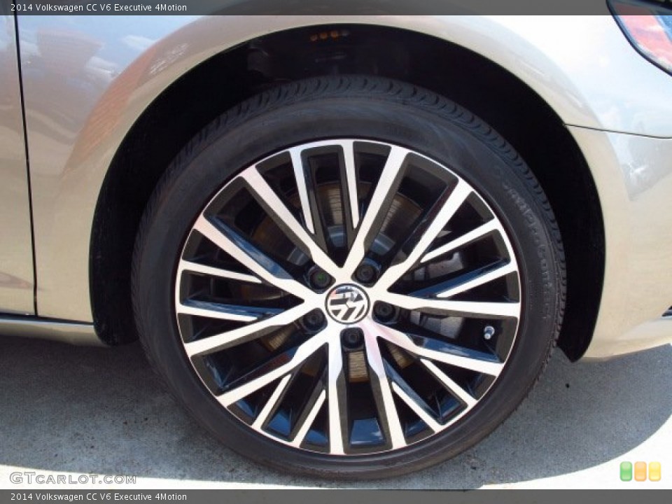 2014 Volkswagen CC V6 Executive 4Motion Wheel and Tire Photo #93972807