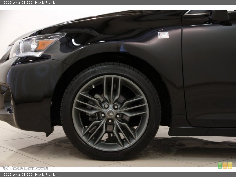 2012 Lexus CT 200h Hybrid Premium Wheel and Tire Photo #93990638