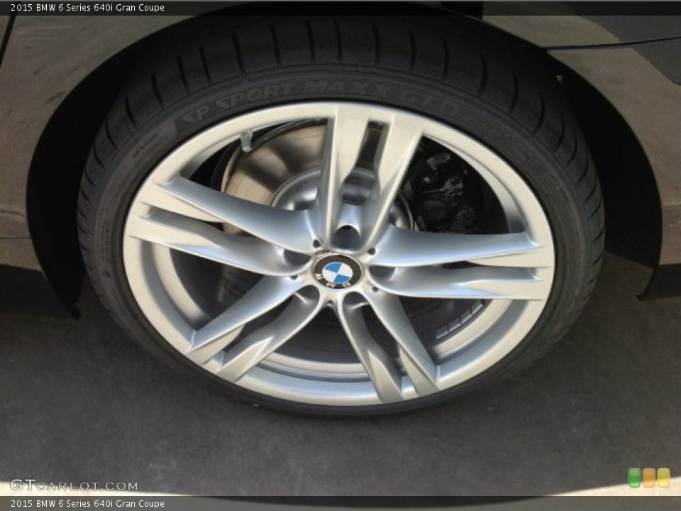 2015 BMW 6 Series 640i Gran Coupe Wheel and Tire Photo #93994351