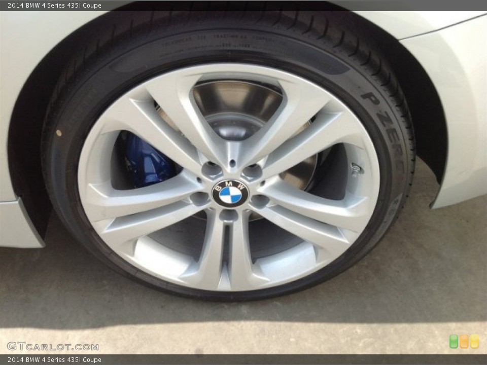 2014 BMW 4 Series 435i Coupe Wheel and Tire Photo #93996349