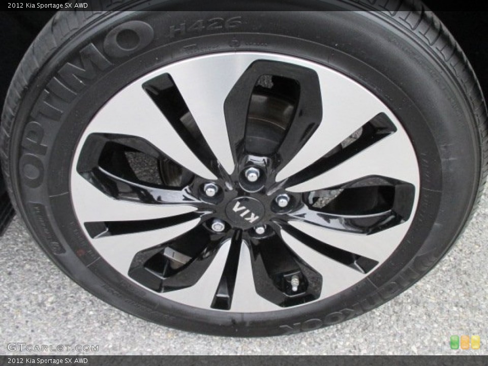 2012 Kia Sportage SX AWD Wheel and Tire Photo #94011880